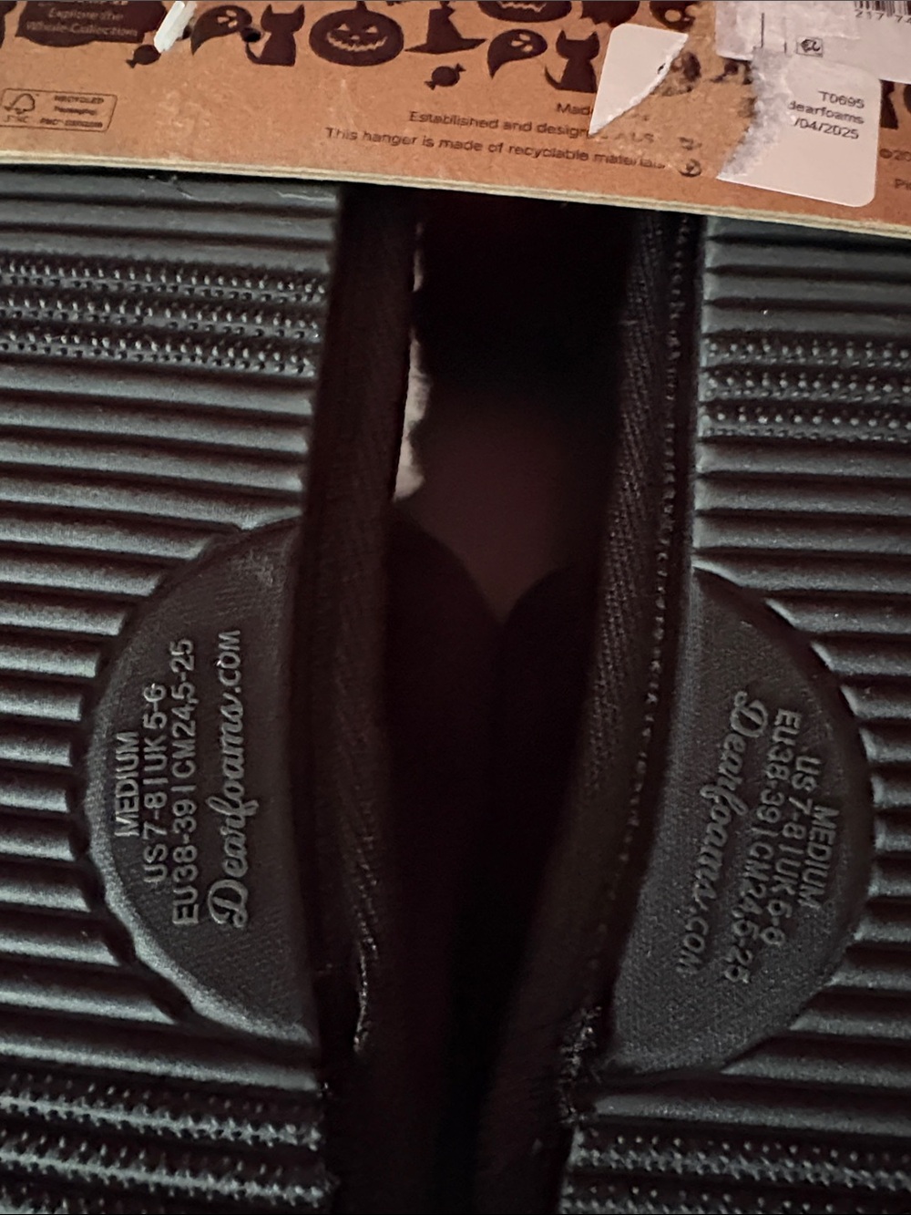 Women’s Black Ghost Cozy Slip-Ons - Picture 5 of 5